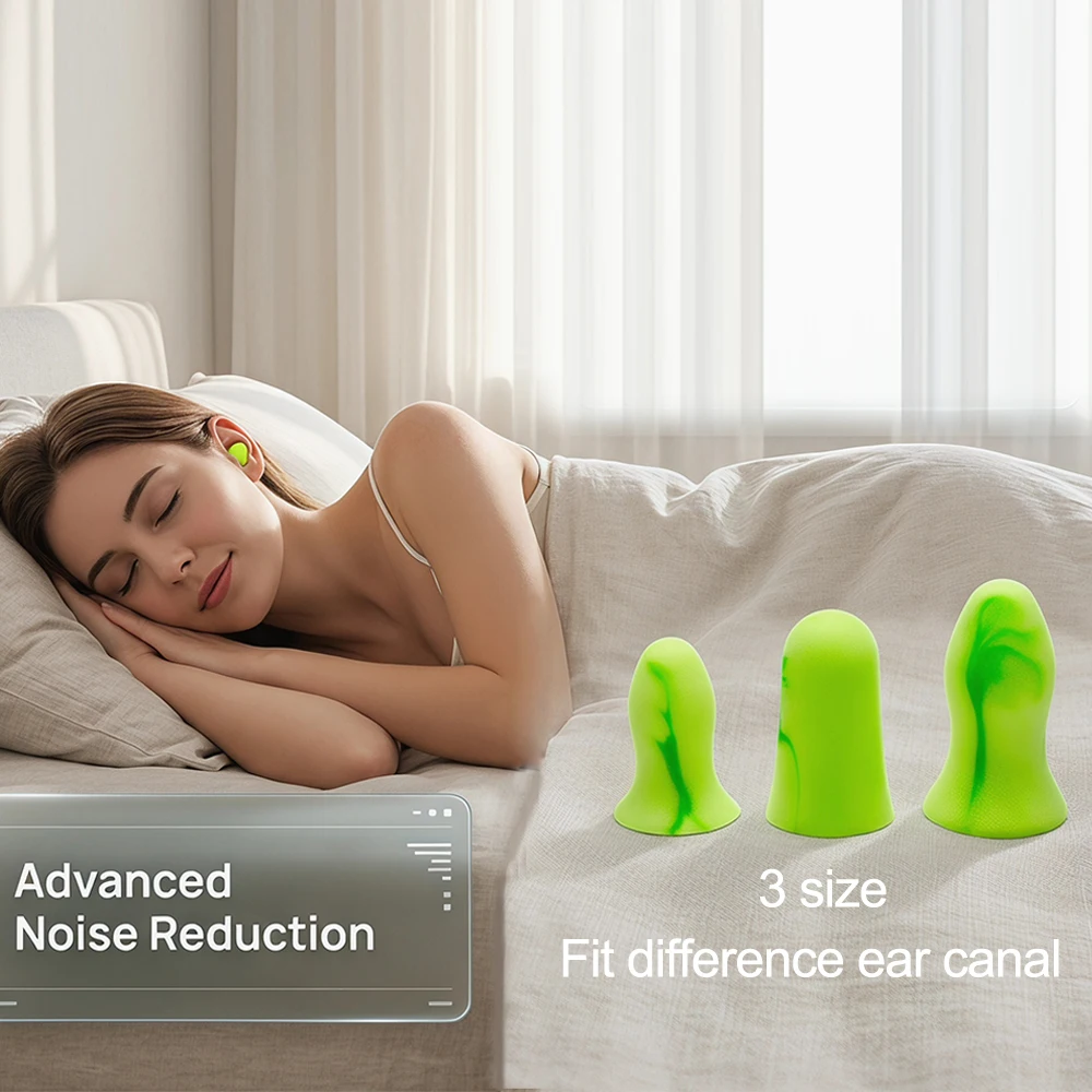 Soundproof Earplugs For Sleeping Noise Reduction Soft Foam EarPlugs Anti-Noise Sound Blocking Noise Cancelling Ear Plugs
Soundproof Earplugs For Sleeping Noise Reduction Soft Foam EarPlugs Anti-Noise Sound Blocking Noise Cancelling Ear Plugs