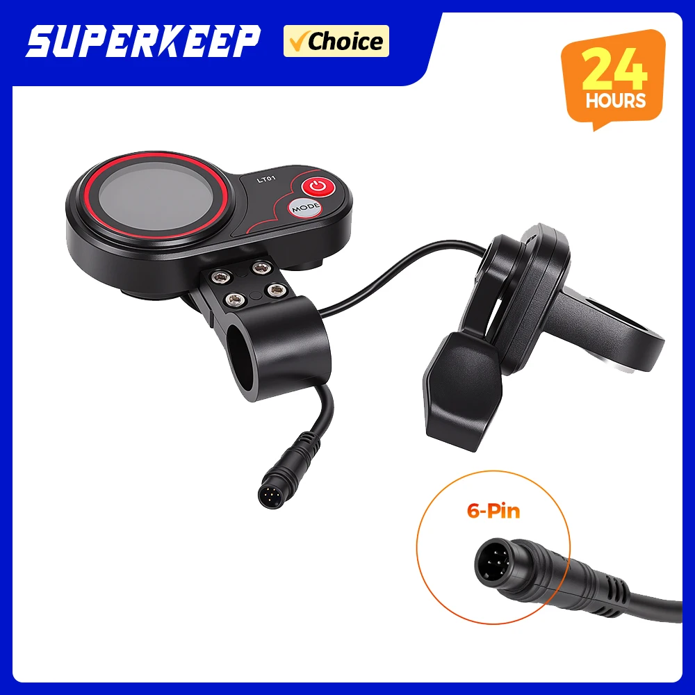 6PIN LT01 LCD Display Thumb Throttle For Zero 8 9 10 8X 10X Electric Scooter For Kaabo Mantis 8 10 Dashboard LCD Meter Parts
6PIN LT01 LCD Display Thumb Throttle For Zero 8 9 10 8X 10X Electric Scooter For Kaabo Mantis 8 10 Dashboard LCD Meter Parts