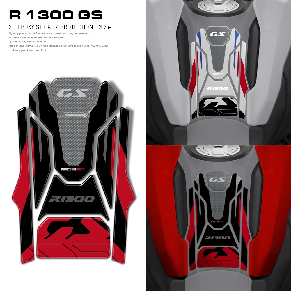 Tank Pad Center Protective Waterproof Sticker Decal for R1300GS GS1300 Motorcycle Accessory Kit