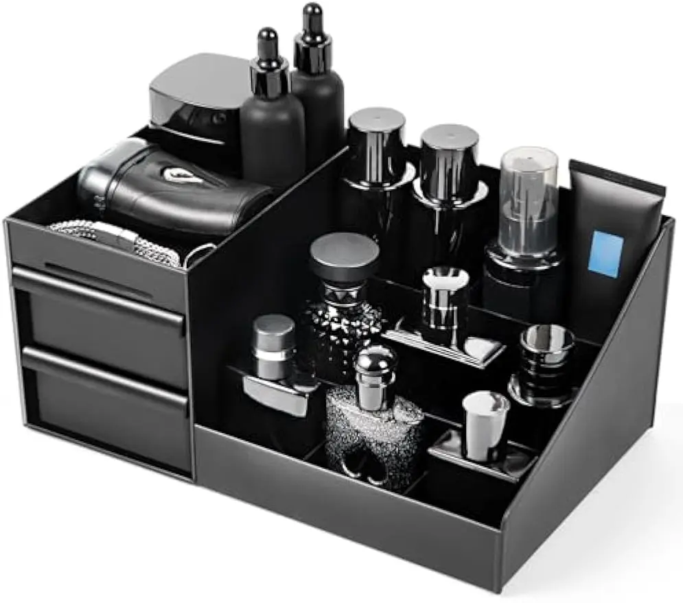 Men's Cologne Organizer with Drawers, Perfume Stand for Countertop, Bedroom Essentials and Gifts
Men's Cologne Organizer with Drawers, Perfume Stand for Countertop, Bedroom Essentials and Gifts