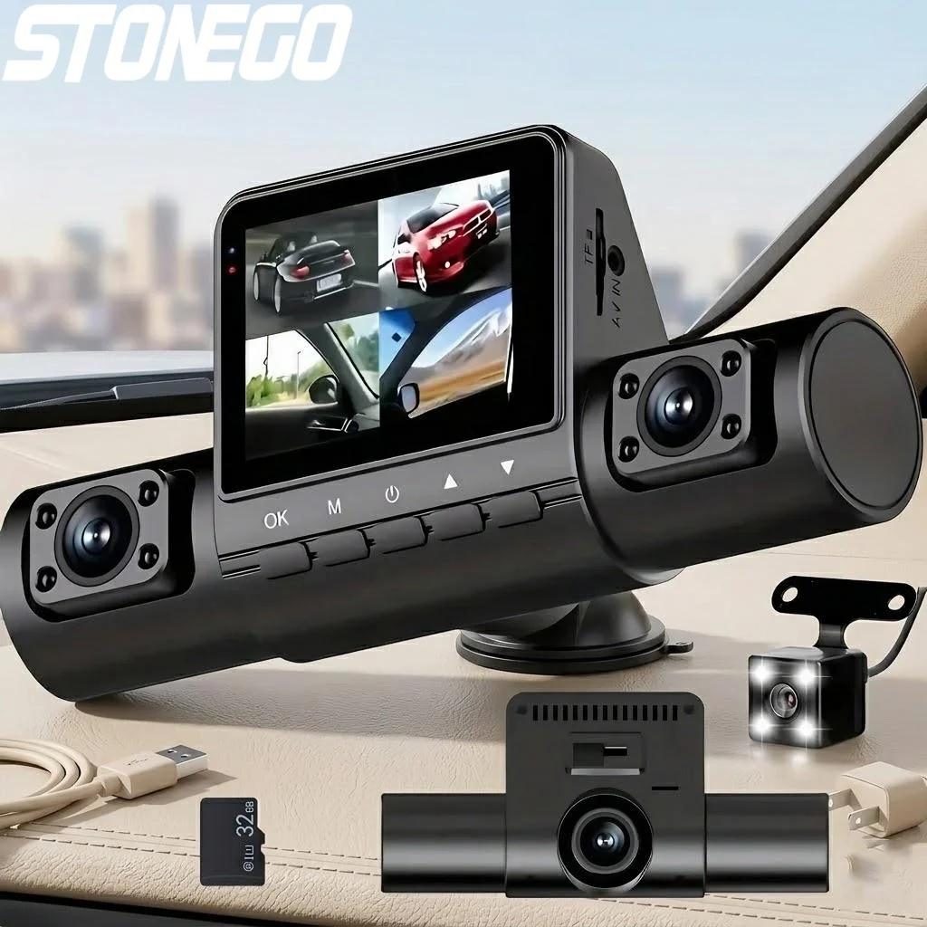 1080P Full HD 4 Lens Car Dash Cam Wide Angle Loop Recording Night Vision IPS Screen Vehicle Camera
1080P Full HD 4 Lens Car Dash Cam Wide Angle Loop Recording Night Vision IPS Screen Vehicle Camera