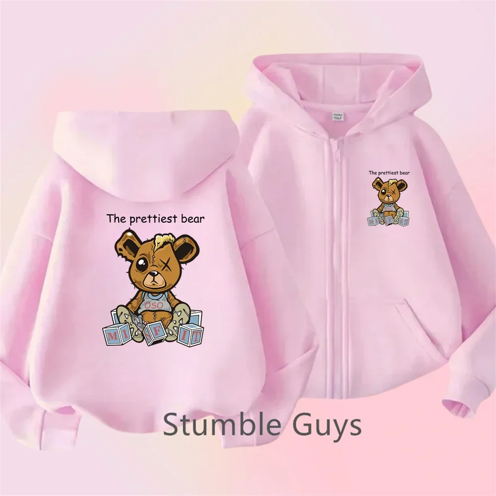 Hoodie Fashion Zipper Cardigan Children's Fashion Brand Bear Clothing Girls Clothing Baby Boys Casual Clothing Fall New Kawaii
Hoodie Fashion Zipper Cardigan Children's Fashion Brand Bear Clothing Girls Clothing Baby Boys Casual Clothing Fall New Kawaii