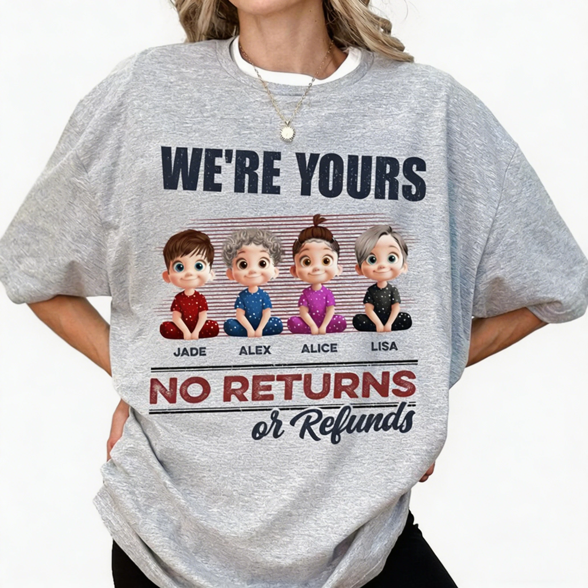 Custom Kid Shirt Personalized For Grandma Mom Nana Mothers Day Gift We Are Yours Family Tee Love Present Best
Custom Kid Shirt Personalized For Grandma Mom Nana Mothers Day Gift We Are Yours Family Tee Love Present Best