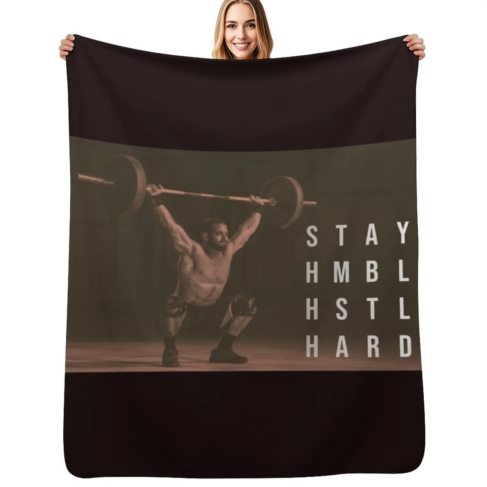 Rich Froning - CrossFit - Stay Humble. Hustle Hard. - SHHH Throw Blanket Comforter Large blankets and throws Soft Beds Blankets
Rich Froning - CrossFit - Stay Humble. Hustle Hard. - SHHH Throw Blanket Comforter Large blankets and throws Soft Beds Blankets