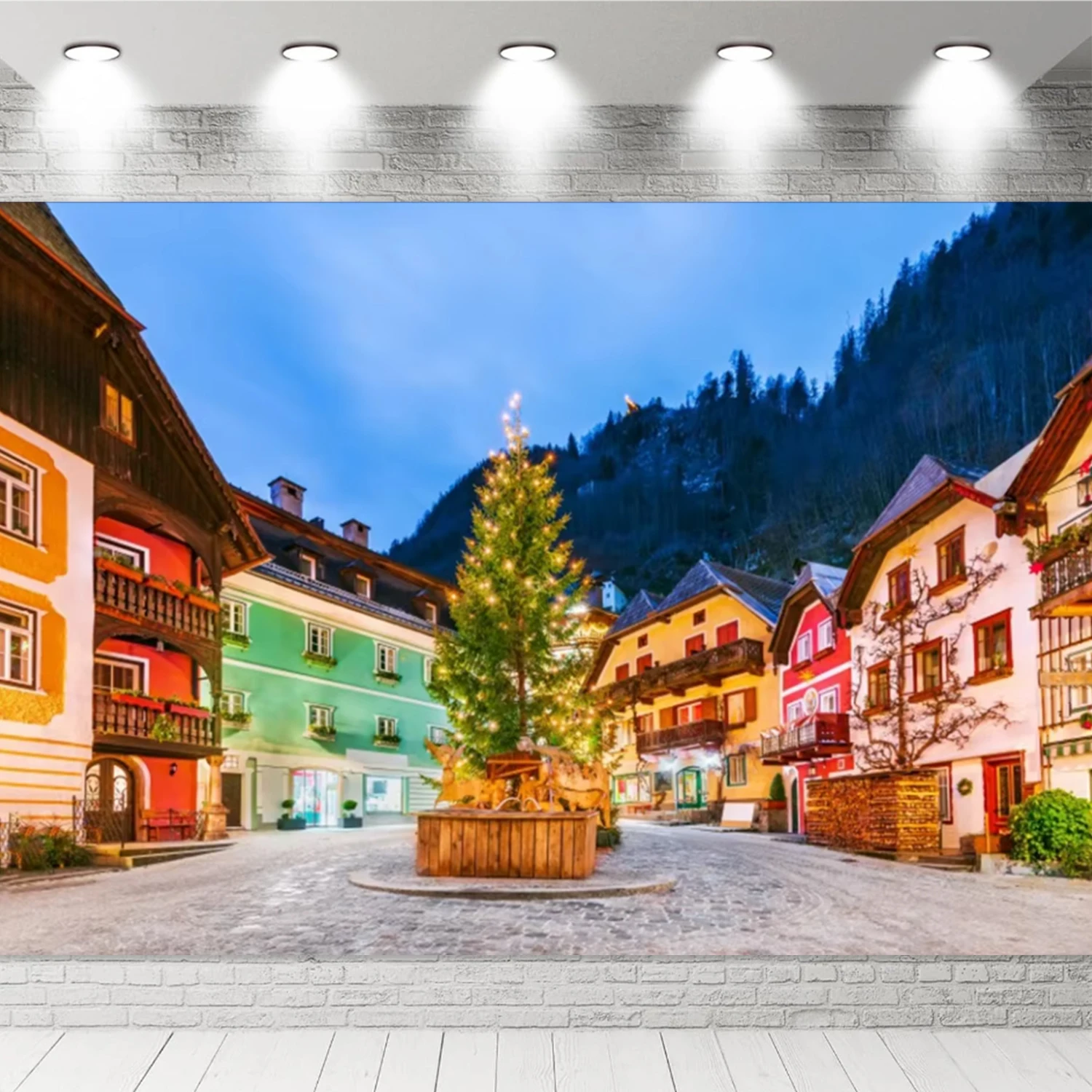 Winter Christmas Wonderland Photography Background Snow Town Mountain Scenery Birthday Party Aurora Photo Backdrops AD-09
Winter Christmas Wonderland Photography Background Snow Town Mountain Scenery Birthday Party Aurora Photo Backdrops AD-09