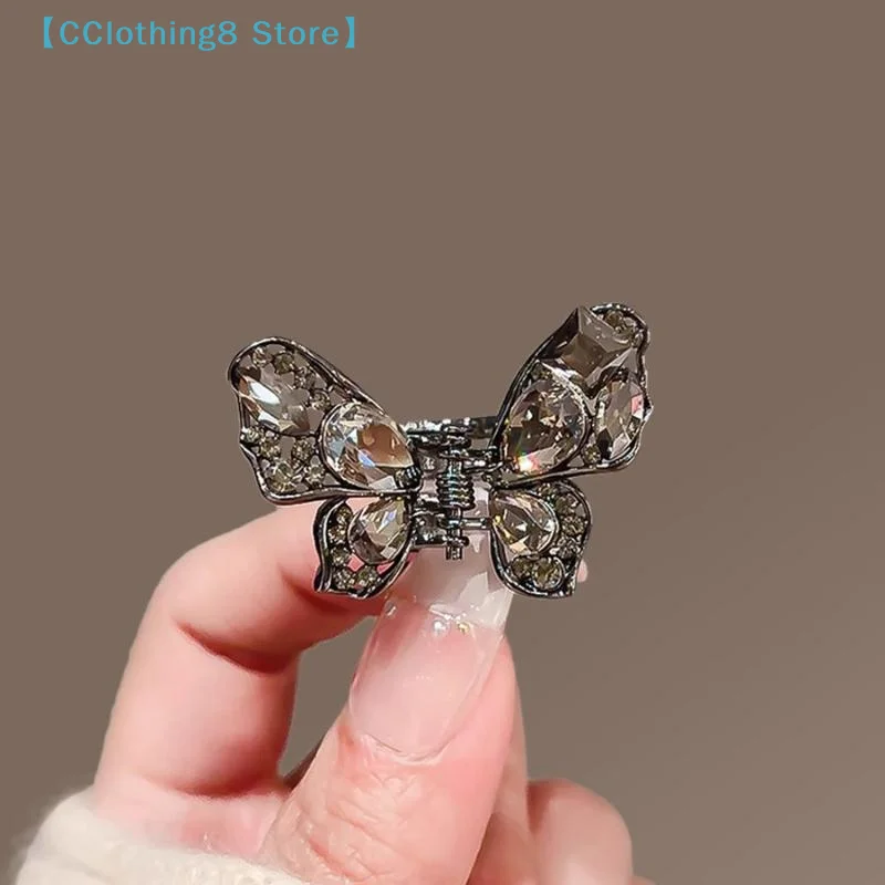 1Pcs High-end Bangs Side Hair Grip Cute Black Crystal Butterfly Small Hair Claw Sweet Korean Hair Clip Fashion Top Clip【AliS8】
1Pcs High-end Bangs Side Hair Grip Cute Black Crystal Butterfly Small Hair Claw Sweet Korean Hair Clip Fashion Top Clip【AliS8】
