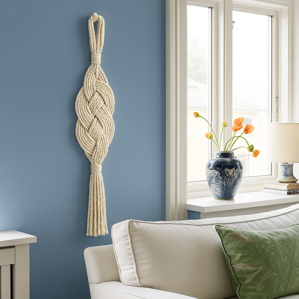 Modern Woven Cotton Rope Decorative Macrame Mural Wall Hangings Art Designs Home Decoration Wall Decor for Home Luxury Gift
Modern Woven Cotton Rope Decorative Macrame Mural Wall Hangings Art Designs Home Decoration Wall Decor for Home Luxury Gift