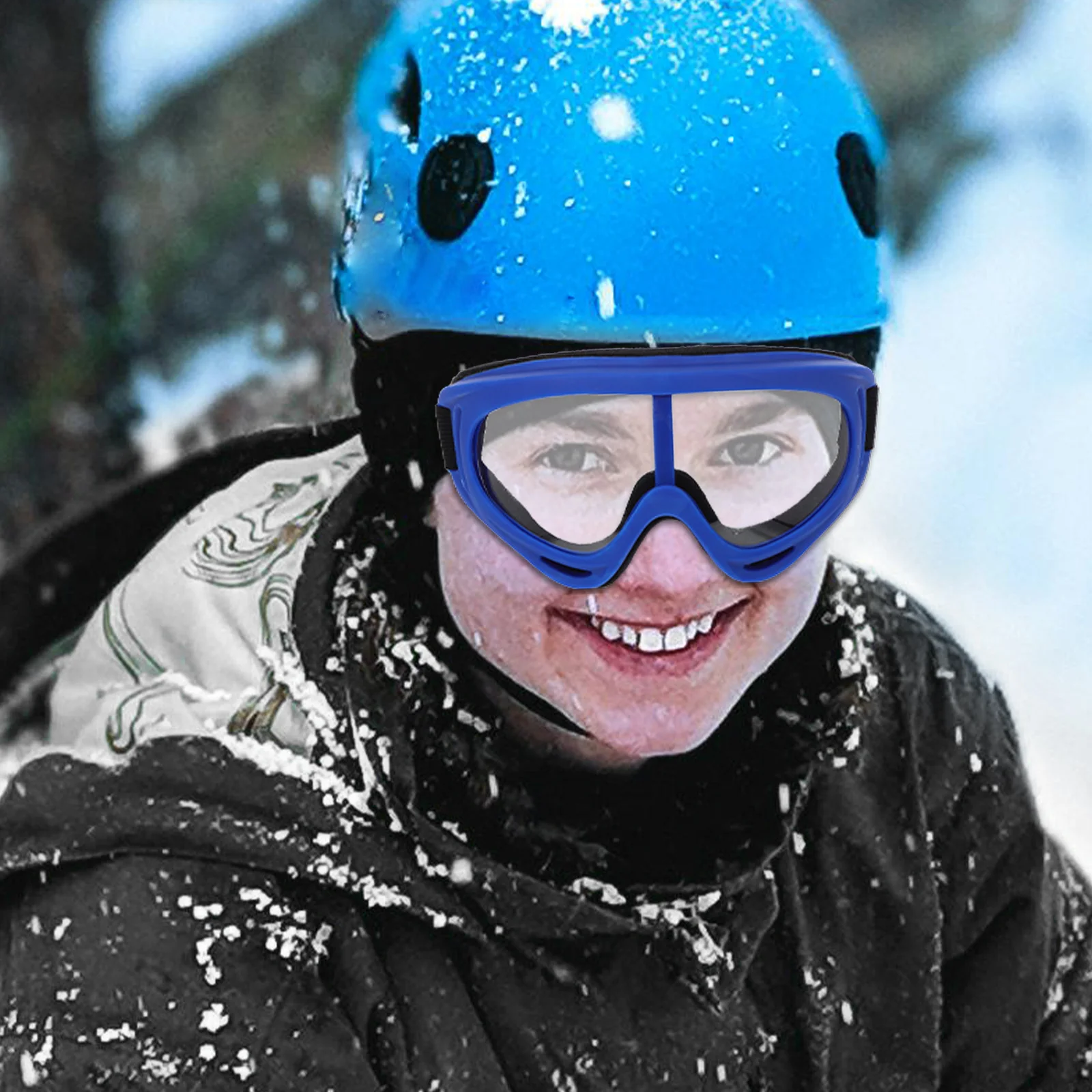 1pc Outdoor Sports Goggles High Definition Lenses Adjustable Strap Tpu Pc Material Wind Dust Splash Protection For Cycling
1pc Outdoor Sports Goggles High Definition Lenses Adjustable Strap Tpu Pc Material Wind Dust Splash Protection For Cycling