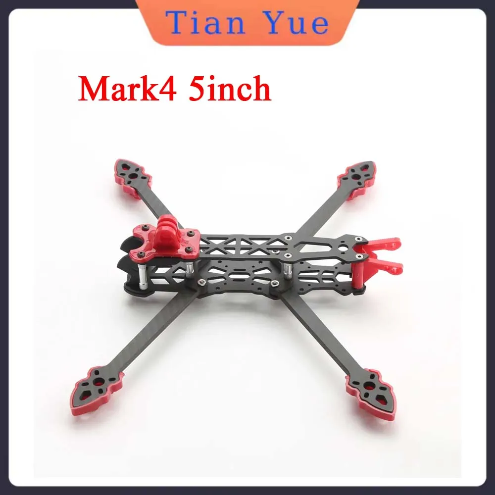 Mark4 5inch FPV Carbon Fiber Frame 225mm Wheelbase with 5mm Arm Freestyle Long Range Frame for RC Quadcopter Racing Drone
Mark4 5inch FPV Carbon Fiber Frame 225mm Wheelbase with 5mm Arm Freestyle Long Range Frame for RC Quadcopter Racing Drone