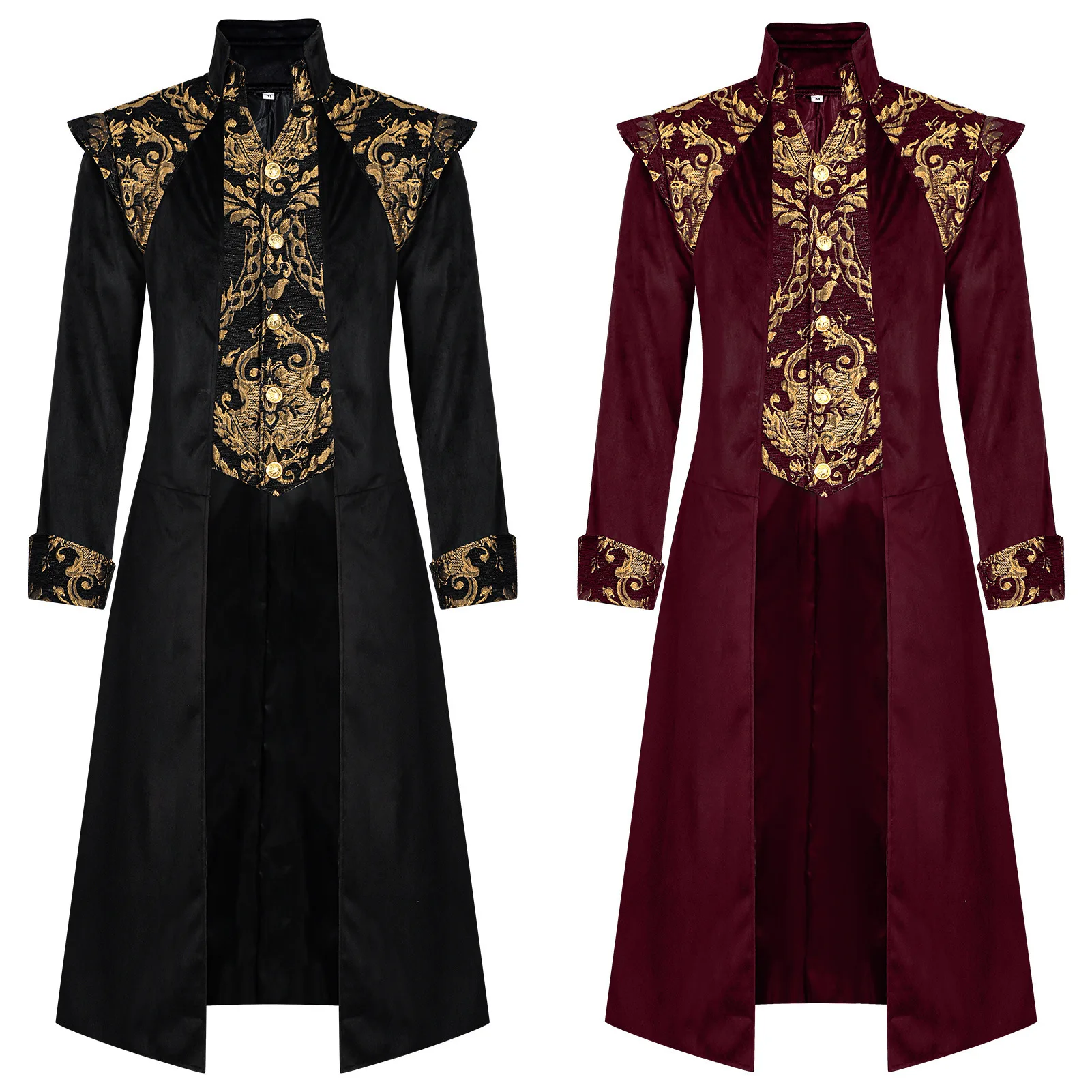 Mens Vintage Medieval Steampunk Tailcoat Jacket Gothic Victorian Formal Suit Coat Stage Performance Halloween Party Cos Costume
Mens Vintage Medieval Steampunk Tailcoat Jacket Gothic Victorian Formal Suit Coat Stage Performance Halloween Party Cos Costume