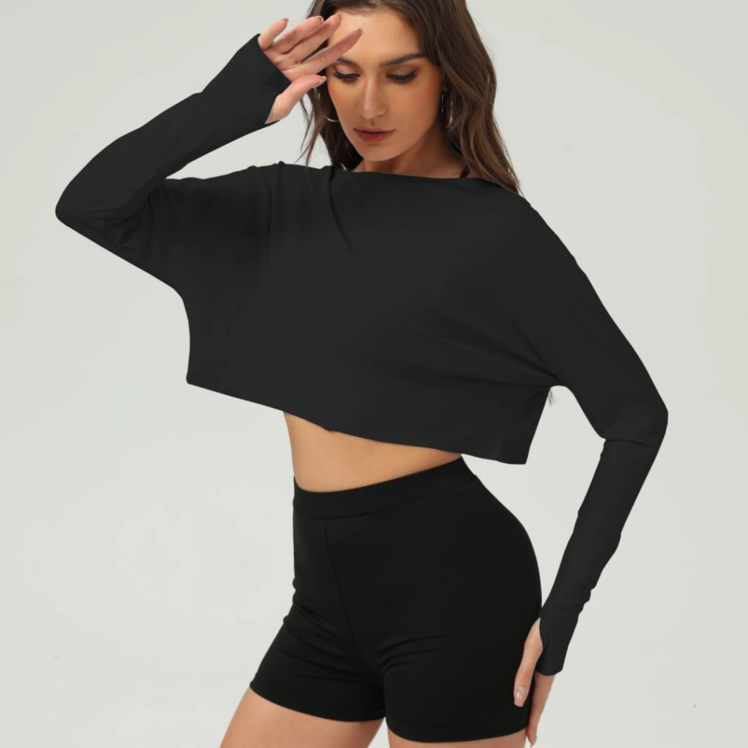 Womens Yoga Long Sleeve Cover-Up Breathable Workout Shirt Gym Running Casual Outdoor Sports Cover Fitness Sport Yoga Tops
Womens Yoga Long Sleeve Cover-Up Breathable Workout Shirt Gym Running Casual Outdoor Sports Cover Fitness Sport Yoga Tops