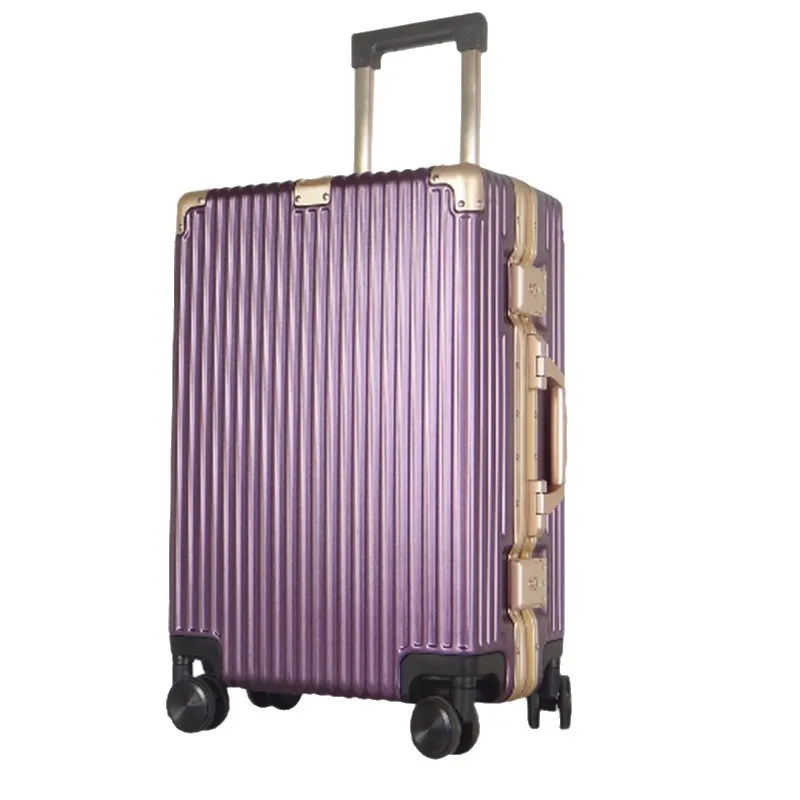 Aluminum frame 20 inch suitcase 22 inch trolley case 26 inch travel password silent 
Aluminum frame 20 inch suitcase 22 inch trolley case 26 inch travel password silent