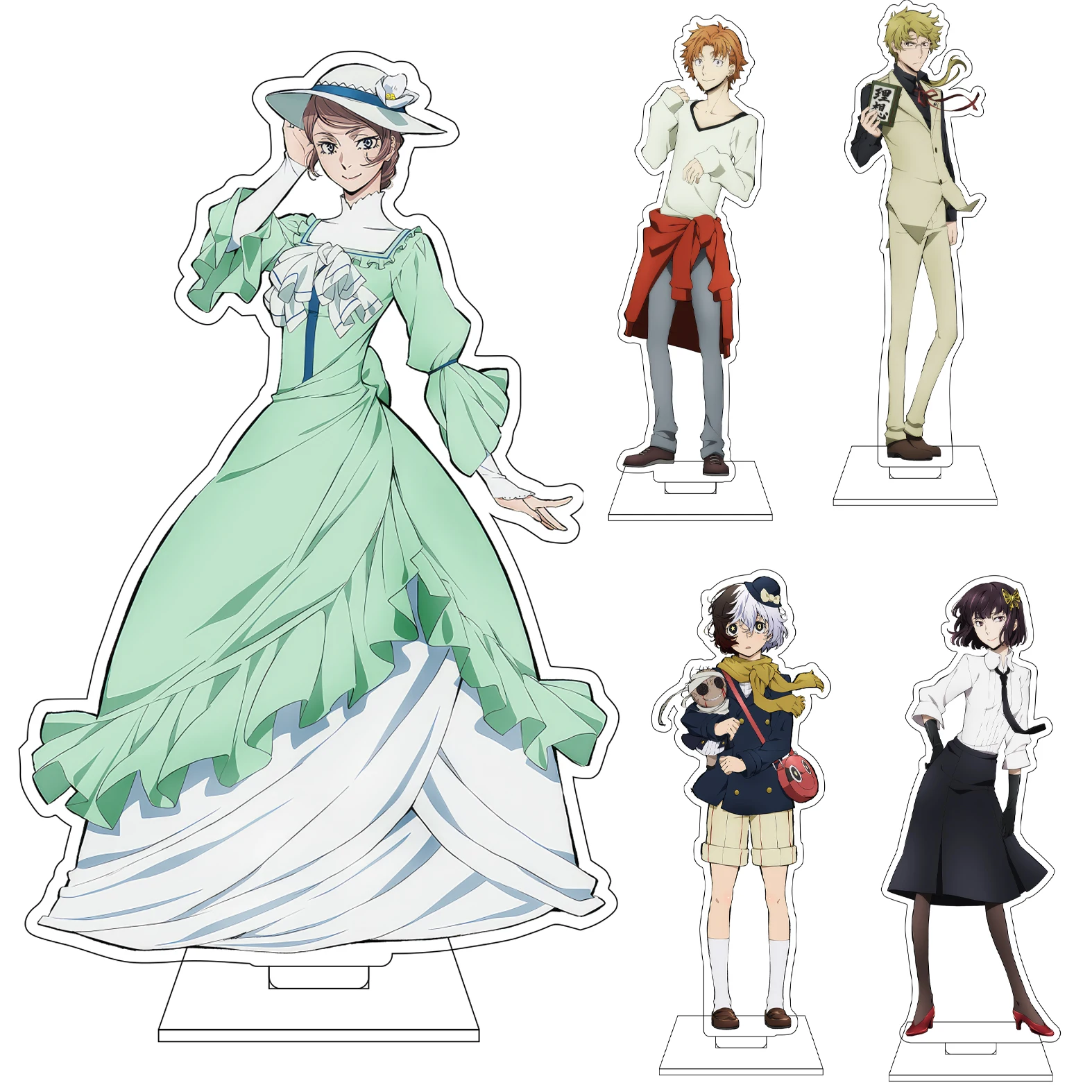 16-сантиметровая аниме-фигурка Bungo Stray Dogs Акриловая подставка для фигурок Акико Ёсано, Накадзима Ацуши, Дазай Осаму, украшение, подарок
16-сантиметровая аниме-фигурка Bungo Stray Dogs Акриловая подставка для фигурок Акико Ёсано, Накадзима Ацуши, Дазай Осаму, украшение, подарок