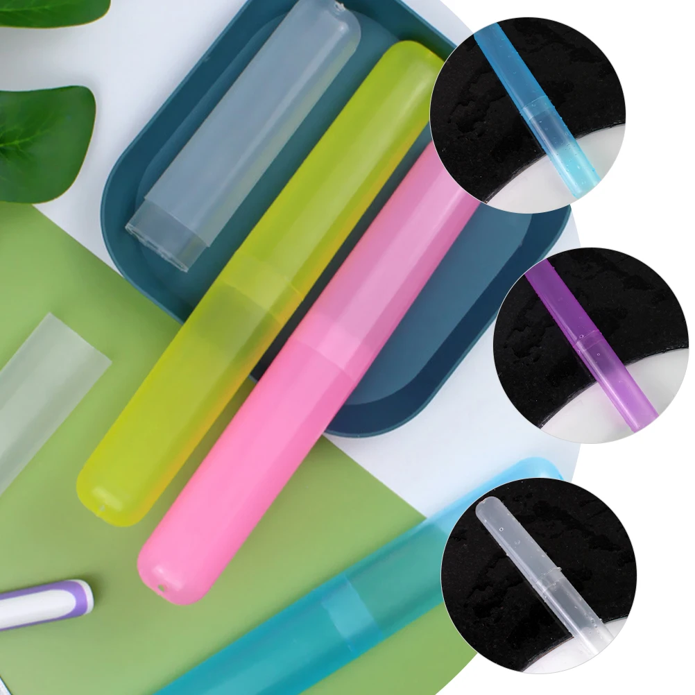 7pcs Toothbrush Case Travel Box Plastic Container Soft Business Holders for Travel Toothpaste Storage Lightweight Portable
7pcs Toothbrush Case Travel Box Plastic Container Soft Business Holders for Travel Toothpaste Storage Lightweight Portable