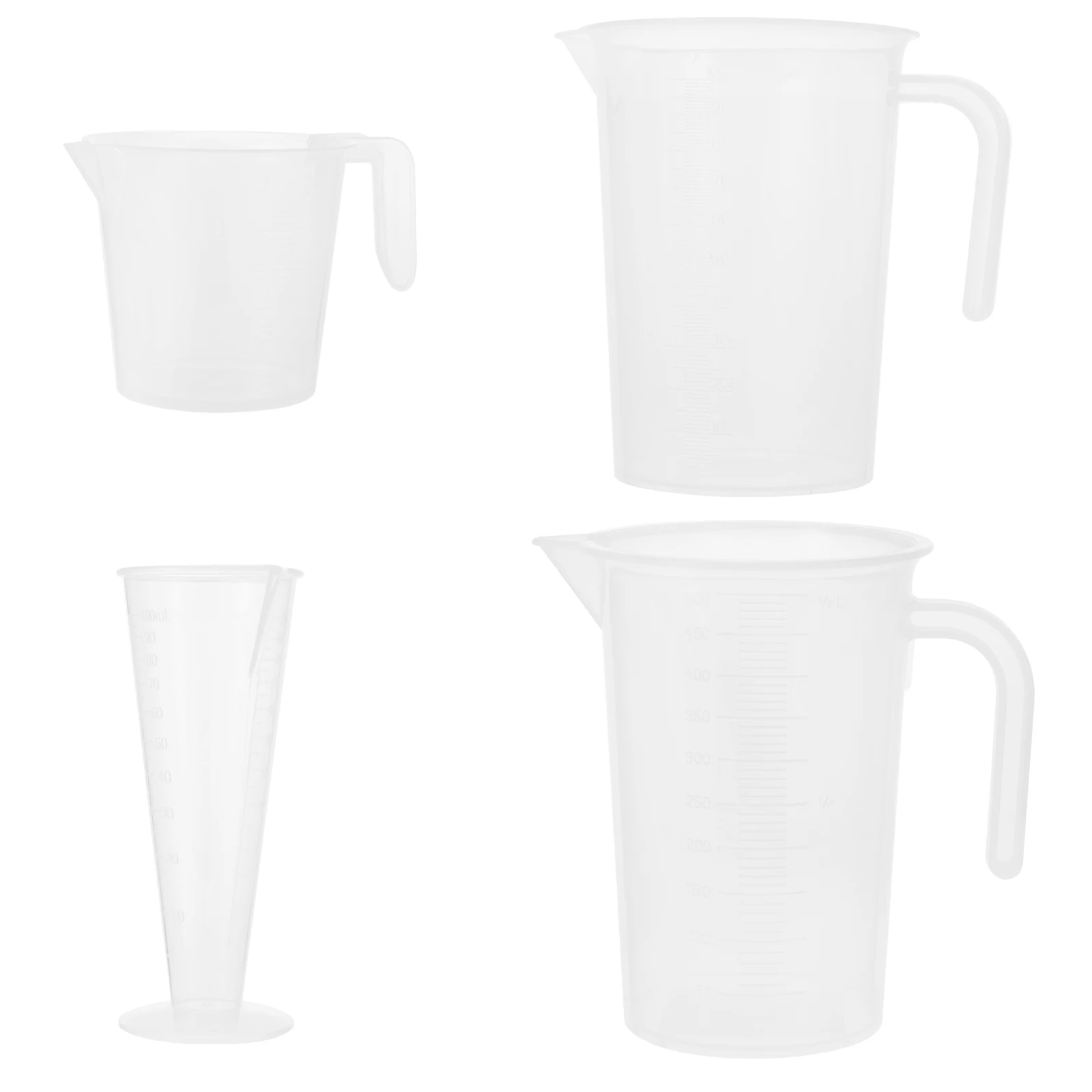 4 Pcs Plastic Measuring Cup Clear Container Lid Scale Transparent Easy Clean Kitchen Tools Measuring Jug Baking Cup
4 Pcs Plastic Measuring Cup Clear Container Lid Scale Transparent Easy Clean Kitchen Tools Measuring Jug Baking Cup