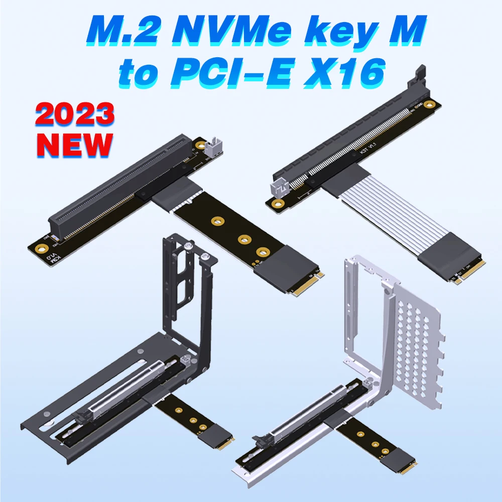 Кабель-удлинитель ADT M.2 NGFF NVMe Key M к PCI-E X16, вертикальный держатель-подставка для материнской платы STX, графической карты
Кабель-удлинитель ADT M.2 NGFF NVMe Key M к PCI-E X16, вертикальный держатель-подставка для материнской платы STX, графической карты