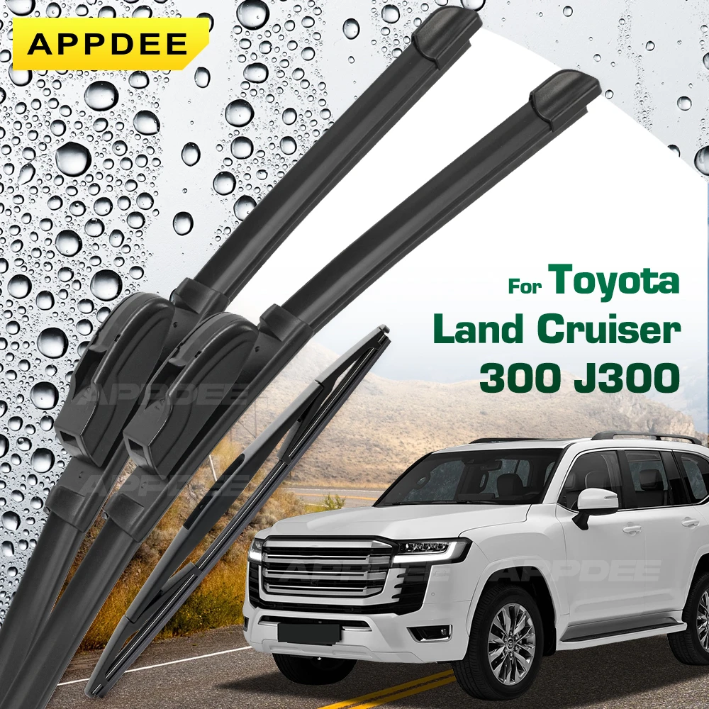 For Toyota Land Cruiser 300 J300 2021-2023 Silicone & Rubber Wiper Front & Rear Wiper Blades Windshield Windscreen Window
For Toyota Land Cruiser 300 J300 2021-2023 Silicone & Rubber Wiper Front & Rear Wiper Blades Windshield Windscreen Window