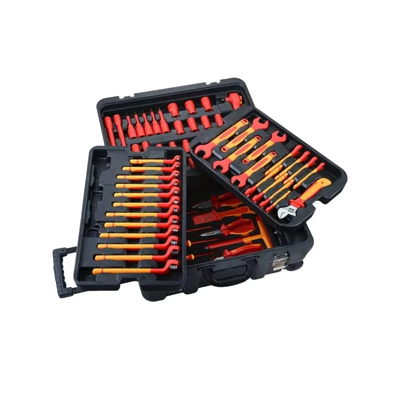 68Pcs High Voltage Insulated Tool Kit 10000V Tested Multifunctional Insulation Hand Tools Set for Electrician Safety Work
68Pcs High Voltage Insulated Tool Kit 10000V Tested Multifunctional Insulation Hand Tools Set for Electrician Safety Work