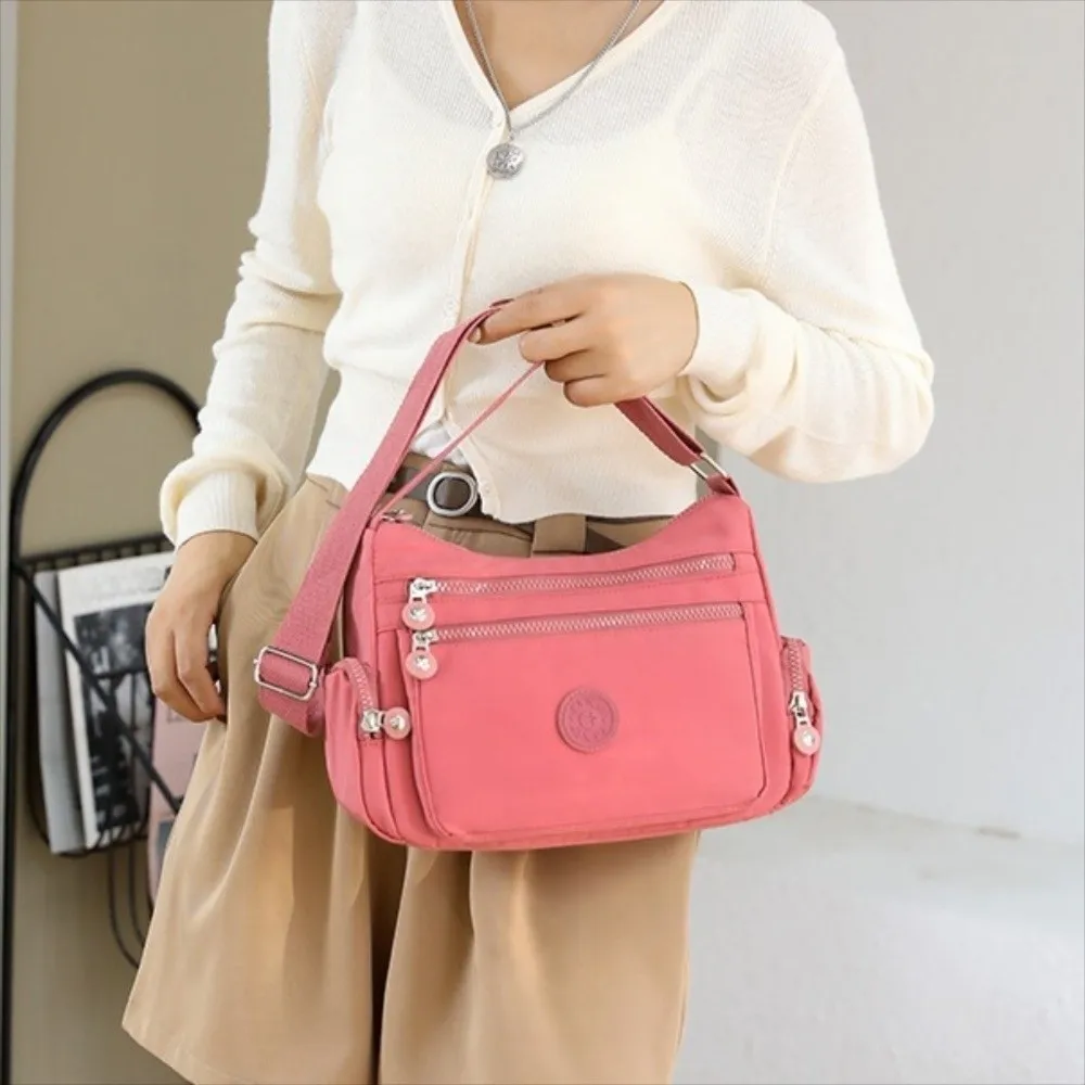 Lightweight Women's Shoulder Bags Large Capacity Adjustable Strap Multi-zipper Pocket Bags Casual Versatile Korean Crossbody Bag
Lightweight Women's Shoulder Bags Large Capacity Adjustable Strap Multi-zipper Pocket Bags Casual Versatile Korean Crossbody Bag