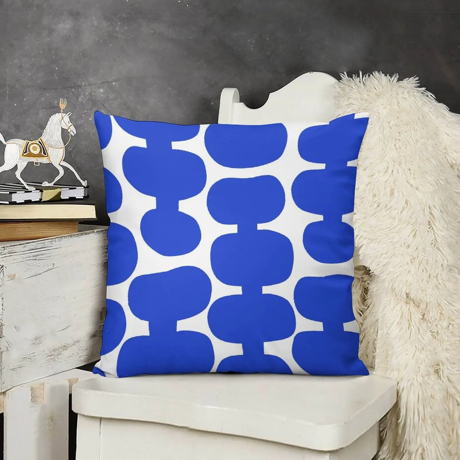 Iconic Mid Century Modern Pattern in White and Blue Throw Pillow Cushions For Children christmas supplies Sofa Cushions pillow
Iconic Mid Century Modern Pattern in White and Blue Throw Pillow Cushions For Children christmas supplies Sofa Cushions pillow
