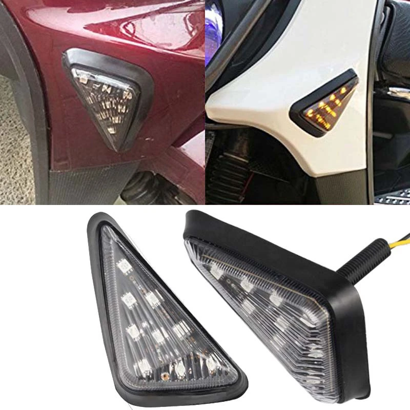 Motorcycle Cornering Lamp Turn Signal LED Refitted Universally Accessories Turn Signal Large Displacement Indicator Triangle
Motorcycle Cornering Lamp Turn Signal LED Refitted Universally Accessories Turn Signal Large Displacement Indicator Triangle
