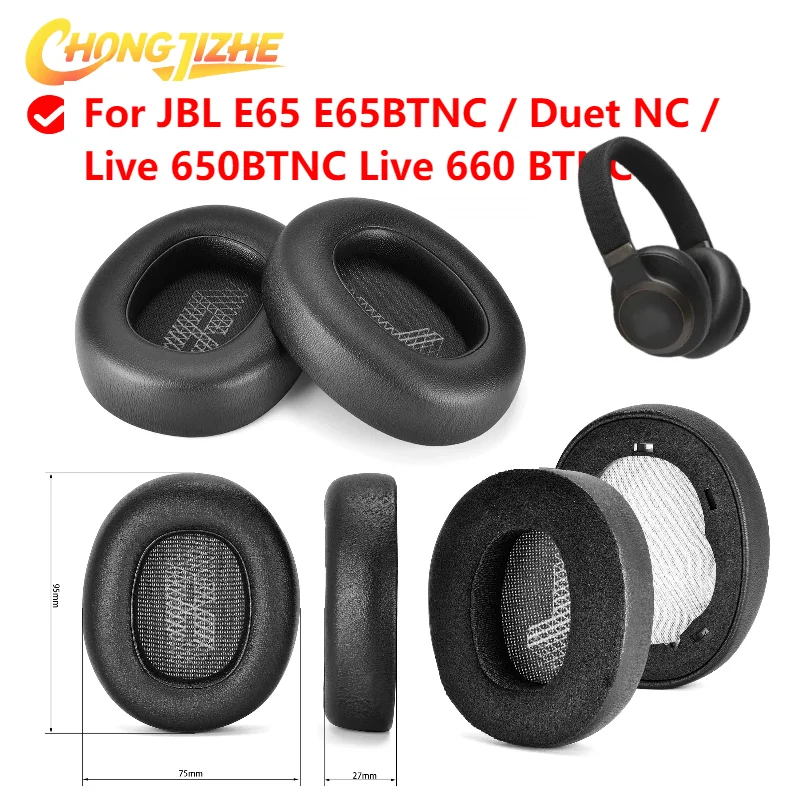 Replacement Ear Pad for JBL E65 E65BTNC / Duet NC / Live 650BTNC Live 660 BTNC Headphones Mesh / Ice gel / Leather Earmuffs
Replacement Ear Pad for JBL E65 E65BTNC / Duet NC / Live 650BTNC Live 660 BTNC Headphones Mesh / Ice gel / Leather Earmuffs