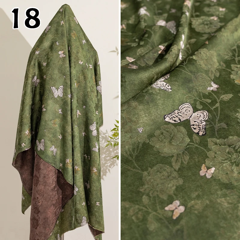 50cm Traditional Chinese Style Jacquard Fabric Draped Skirt Vest Cheongsam Hanfu DIY Sewing Cloth Scented Cloud Gauze Fabric
50cm Traditional Chinese Style Jacquard Fabric Draped Skirt Vest Cheongsam Hanfu DIY Sewing Cloth Scented Cloud Gauze Fabric