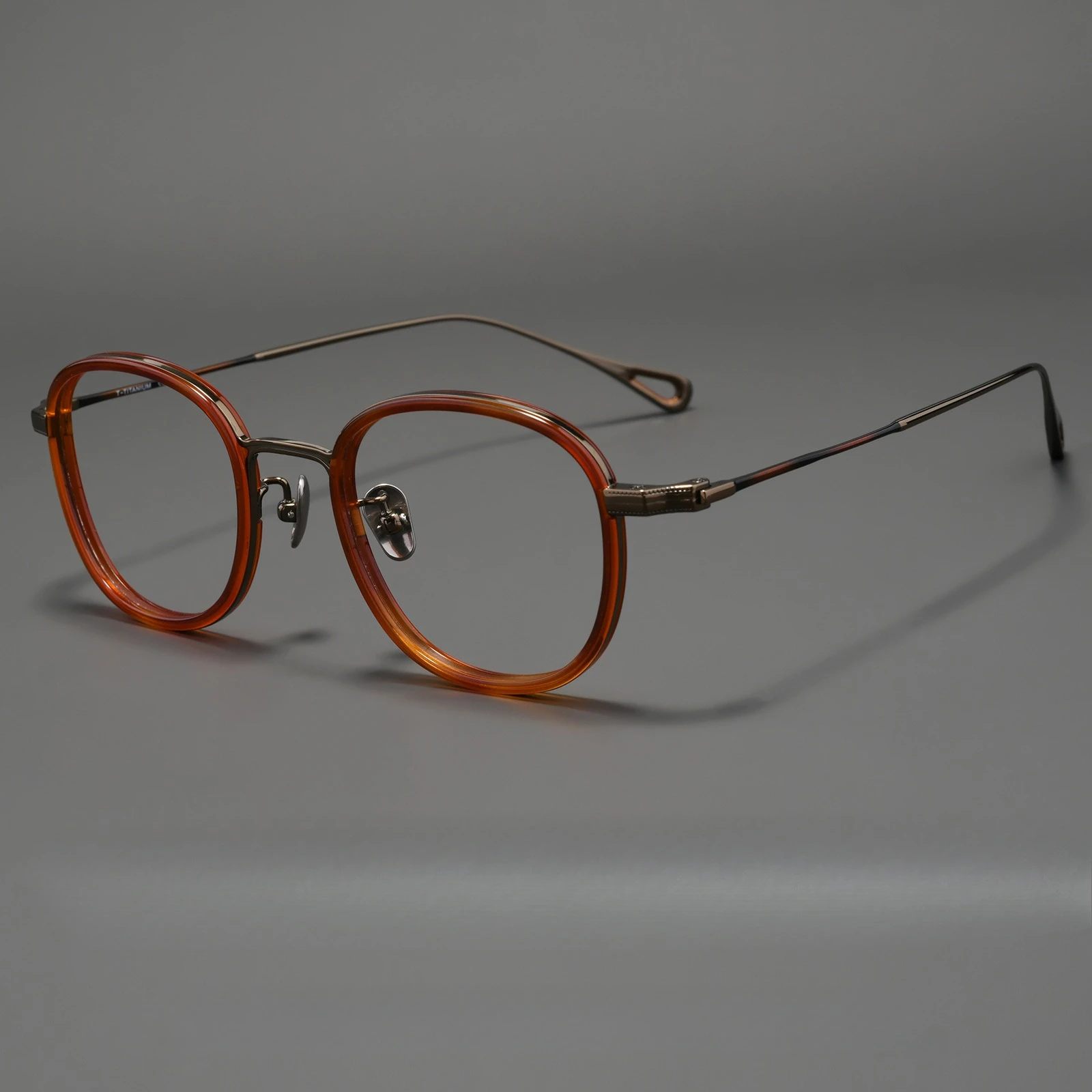Light Luxury Brand Ultra Light Acetate Titanium Round Glasses Frame Men Women Retro Top Quality Optical Prescription Eyeglasses
Light Luxury Brand Ultra Light Acetate Titanium Round Glasses Frame Men Women Retro Top Quality Optical Prescription Eyeglasses