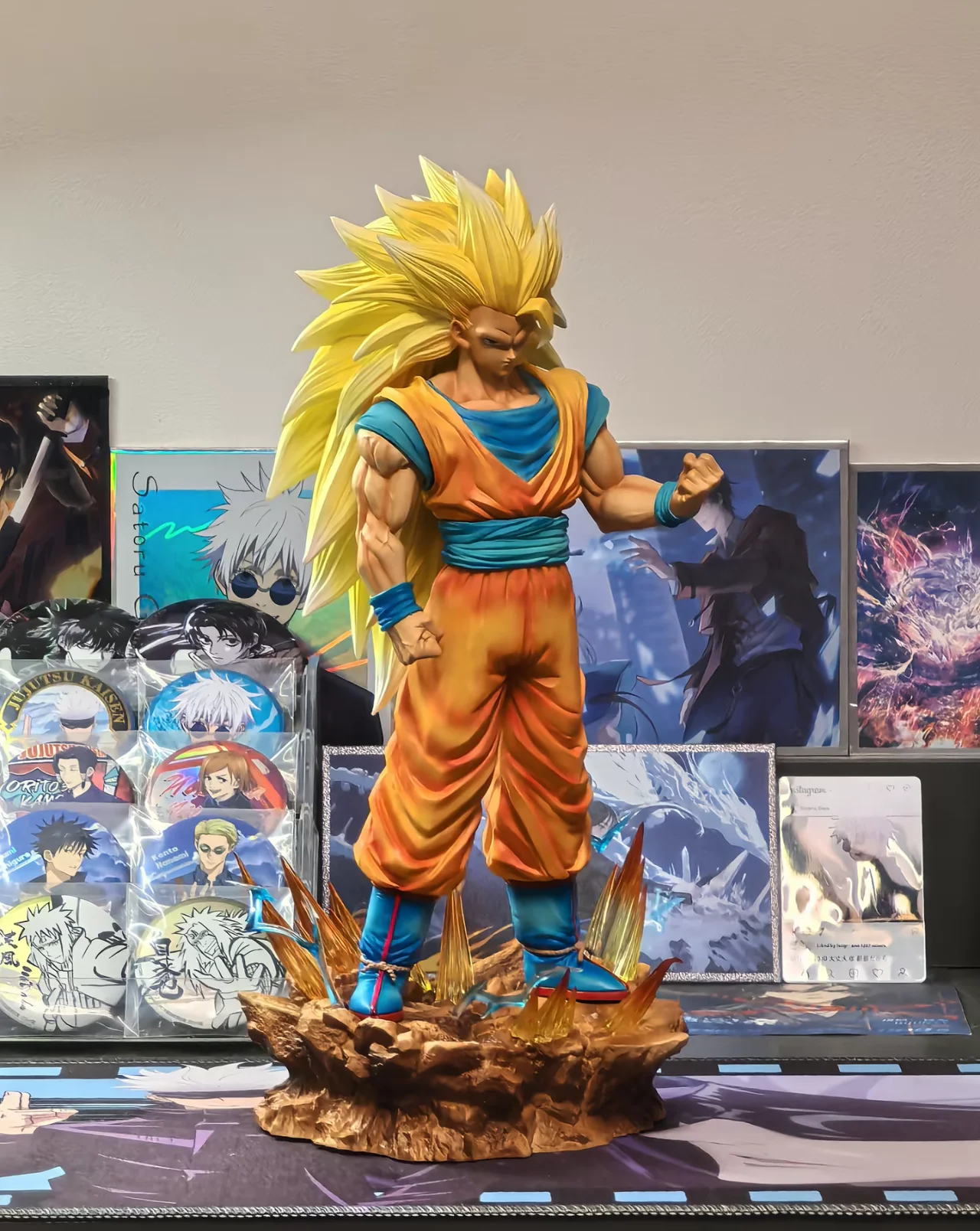 ZW Studio Goku Super Saiyan 3 Infinite PVC Figure Light-up Interchangeable Hands 35cm Anime Fan Favorite Battle Statue Toys Gift
ZW Studio Goku Super Saiyan 3 Infinite PVC Figure Light-up Interchangeable Hands 35cm Anime Fan Favorite Battle Statue Toys Gift