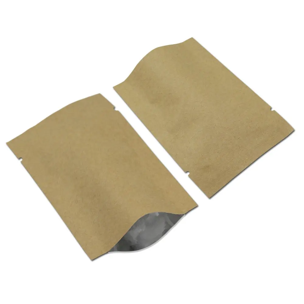 100 Pieces 3.9x5.9 inch (Inside Size 3.5x5.5 inch) Inner Mylar Foil Open Top Sealable 5.5mil Kraft Paper Bags Aluminum Foil V
100 Pieces 3.9x5.9 inch (Inside Size 3.5x5.5 inch) Inner Mylar Foil Open Top Sealable 5.5mil Kraft Paper Bags Aluminum Foil V