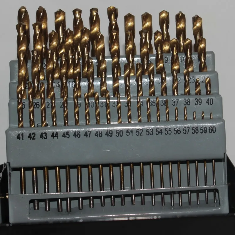Drill Set 60pcs Cobalt Carbide Drill Bit Set Straight Handle Twist High-Speed Steel Spiral Drill Bits tools for Metal Stainless
Drill Set 60pcs Cobalt Carbide Drill Bit Set Straight Handle Twist High-Speed Steel Spiral Drill Bits tools for Metal Stainless