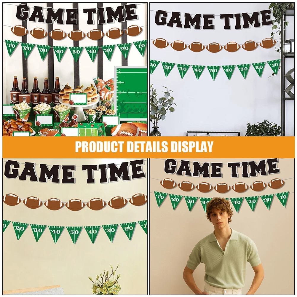 3 set 3 Sets Football Banner Sports Sports Theme Decorations Theme Party Decorations Birthday Wall Banner Rugby Party Supplies
3 set 3 Sets Football Banner Sports Sports Theme Decorations Theme Party Decorations Birthday Wall Banner Rugby Party Supplies