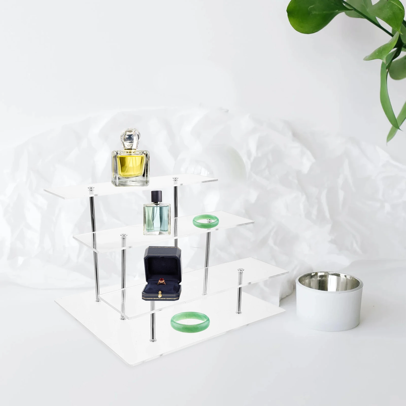 3-Layer Acrylic Display Rack For Cosmetics Perfume Jewelry Organizer Shelf Clear Tiered Stand Desktop Collection Storage
3-Layer Acrylic Display Rack For Cosmetics Perfume Jewelry Organizer Shelf Clear Tiered Stand Desktop Collection Storage
