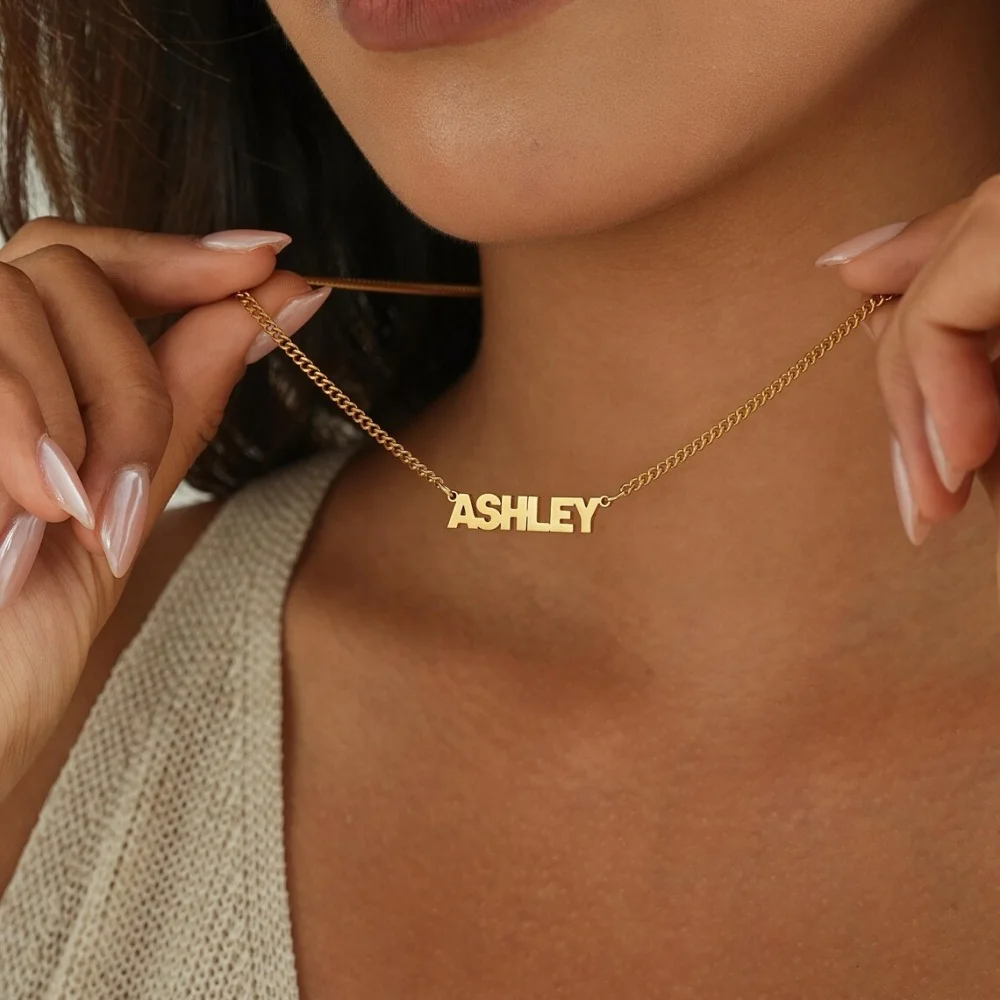 Tangula 18k Gold Plated Cuban Chain with Name Necklace Personalize Nameplate Women Stainless Steel Jewelry Birthday Gifts
Tangula 18k Gold Plated Cuban Chain with Name Necklace Personalize Nameplate Women Stainless Steel Jewelry Birthday Gifts
