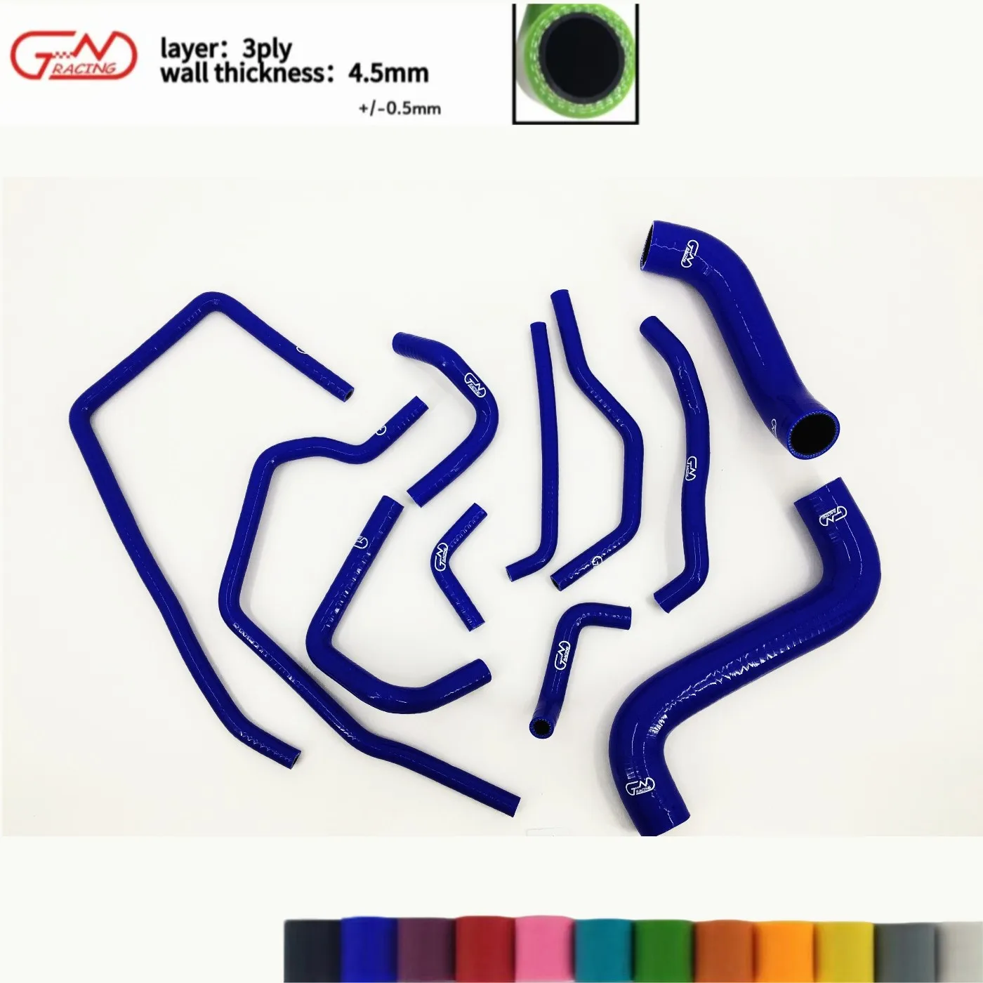 Silicone Radiator Hoses Kit Fit 2002-2007 Subaru Impreza WRX/STi GDA/GDB EJ207
Silicone Radiator Hoses Kit Fit 2002-2007 Subaru Impreza WRX/STi GDA/GDB EJ207