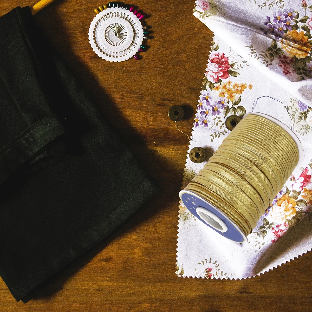 Edged Cotton Core Belt Cheongsam Strips Insertion Shoelace Covered Supplies Golden Making Accessories Work 
Edged Cotton Core Belt Cheongsam Strips Insertion Shoelace Covered Supplies Golden Making Accessories Work