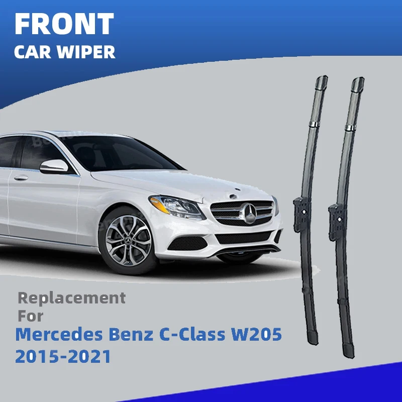LHD Front Wiper Blades For Mercedes Benz C-Class W205 S205 2015-2021 2x Window C-Klasse C180 C200 C220 C250 C300 Car Accessories
LHD Front Wiper Blades For Mercedes Benz C-Class W205 S205 2015-2021 2x Window C-Klasse C180 C200 C220 C250 C300 Car Accessories