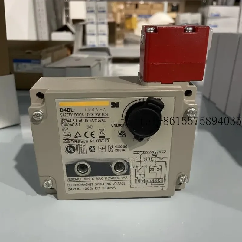 2026 D4BL-1CRA-A Electromagnetic Lock Safety Door Switch IP67 for Machinery Guarding
2026 D4BL-1CRA-A Electromagnetic Lock Safety Door Switch IP67 for Machinery Guarding