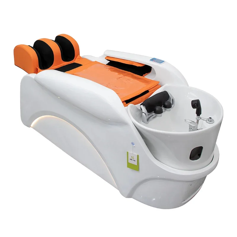 Automatic electric intelligent massage shampoo bed Multifunctional barber shop Flush bed Hair salon special 
Automatic electric intelligent massage shampoo bed Multifunctional barber shop Flush bed Hair salon special