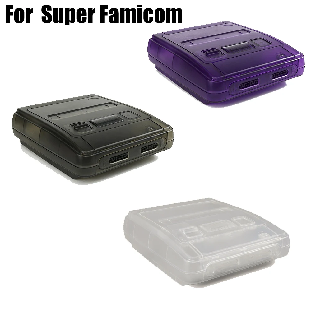 Transparent Shell Replacement Case For Super Famicom Game Console Protective Cover For SFC Shell With Screwdriver Kit
Transparent Shell Replacement Case For Super Famicom Game Console Protective Cover For SFC Shell With Screwdriver Kit