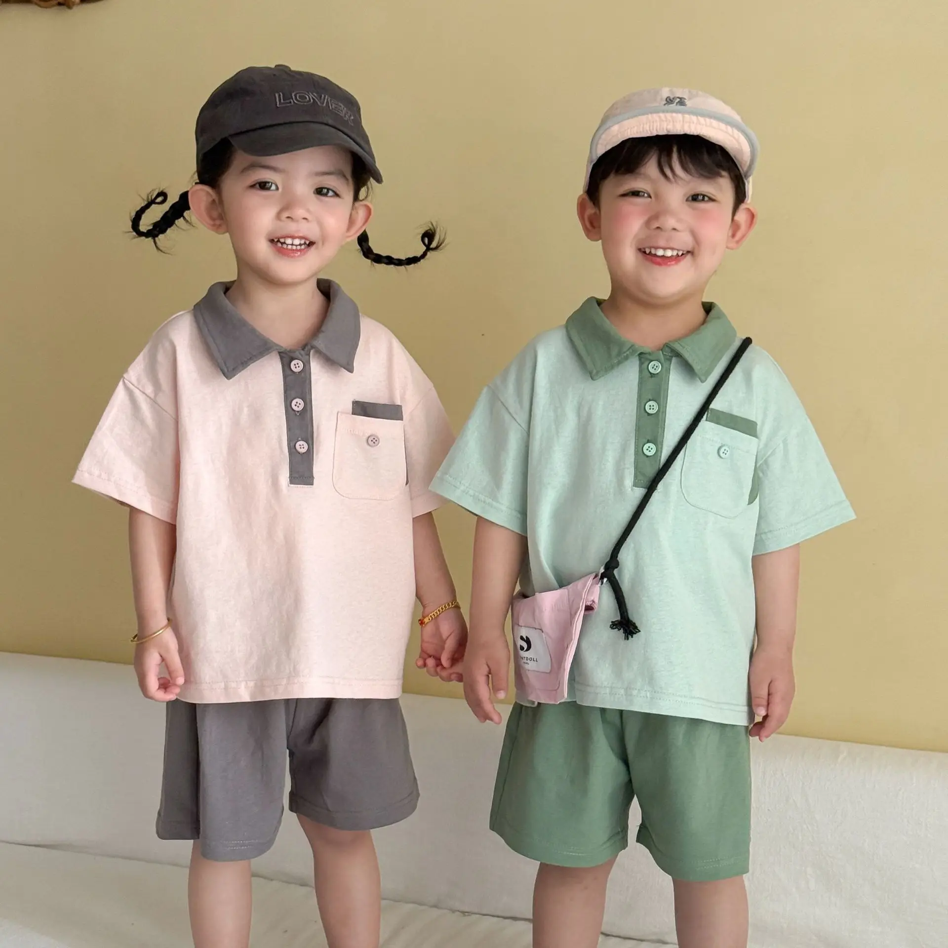 2026 Summer New Children Loose Sport Clothes Set Cute Girls Polo Shirts + Shorts 2pcs Suit Toddler Boys Short Sleeve Outfits
2026 Summer New Children Loose Sport Clothes Set Cute Girls Polo Shirts + Shorts 2pcs Suit Toddler Boys Short Sleeve Outfits