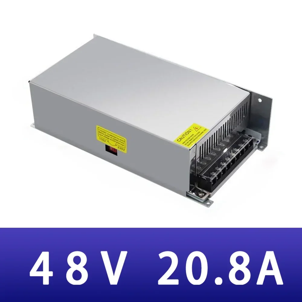 1pcs AC DC New 48V 20.8A Switching Power Supply 998.4W 20800mA 110V-220VTransformer Power for LED Strip Switch Driver Lighting
1pcs AC DC New 48V 20.8A Switching Power Supply 998.4W 20800mA 110V-220VTransformer Power for LED Strip Switch Driver Lighting