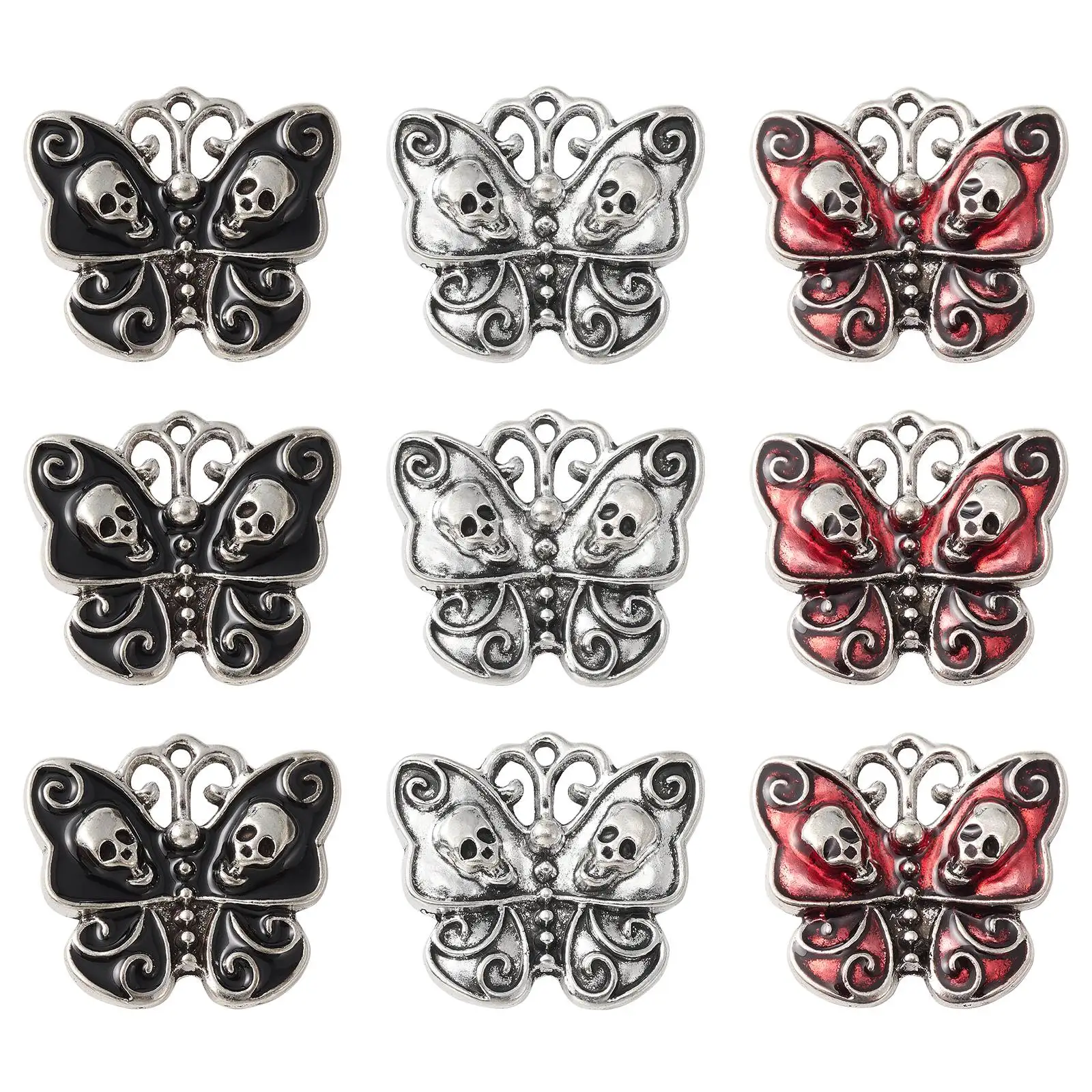 30Pcs 3Colors Butterfly Charms Tibetan Animal Butterfly Charms Enamel Insect Charms for Jewelry Bracelets Crafts Making Supplies
30Pcs 3Colors Butterfly Charms Tibetan Animal Butterfly Charms Enamel Insect Charms for Jewelry Bracelets Crafts Making Supplies
