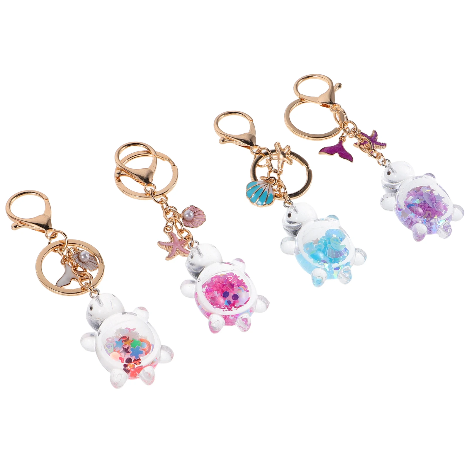 4pcs Glow in Dark Turtle Keychain Sequin Animal Pendant Accessories Turquoise Keyrings for Backpack Handbag Bag Charm s Gift
4pcs Glow in Dark Turtle Keychain Sequin Animal Pendant Accessories Turquoise Keyrings for Backpack Handbag Bag Charm s Gift