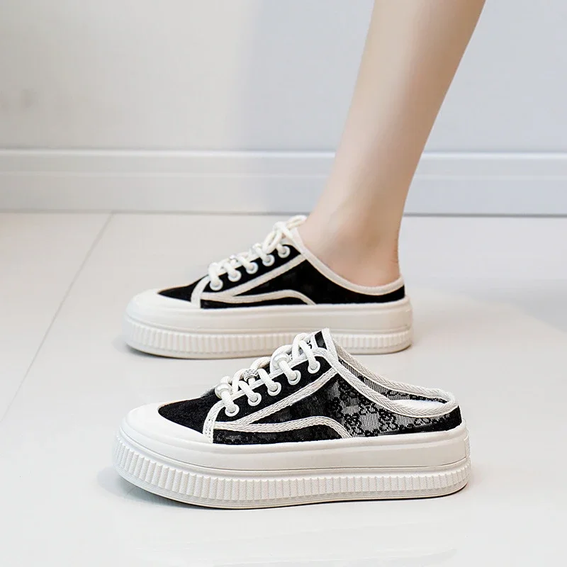 2025 Summer New One-pedal Sandals Women Wear Platform Sandals Casual Beach Shoes
2025 Summer New One-pedal Sandals Women Wear Platform Sandals Casual Beach Shoes