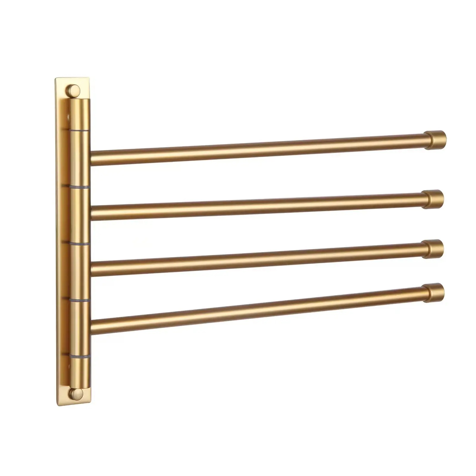 Four-Arm Wall Mounted Stainless Steel Swing Towel Holder For Bathroom Organization
Four-Arm Wall Mounted Stainless Steel Swing Towel Holder For Bathroom Organization