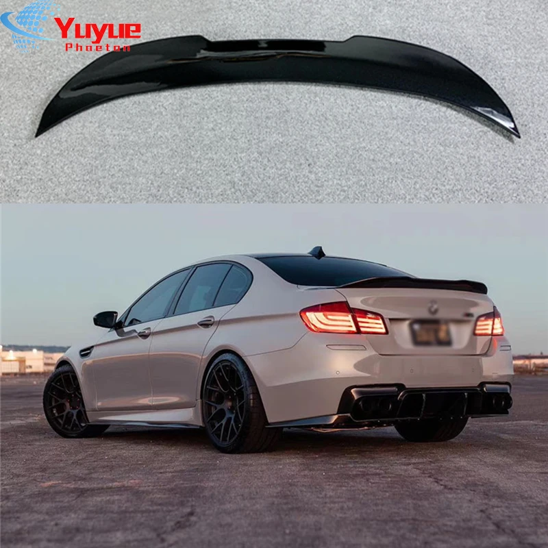 PSM Style Rear Trunk Lid Spoiler Wing For BMW F10 F18 5 Series M5 2011-2017 Splitter Lip Carbon Fiber Car Decklid Flap Trim
PSM Style Rear Trunk Lid Spoiler Wing For BMW F10 F18 5 Series M5 2011-2017 Splitter Lip Carbon Fiber Car Decklid Flap Trim