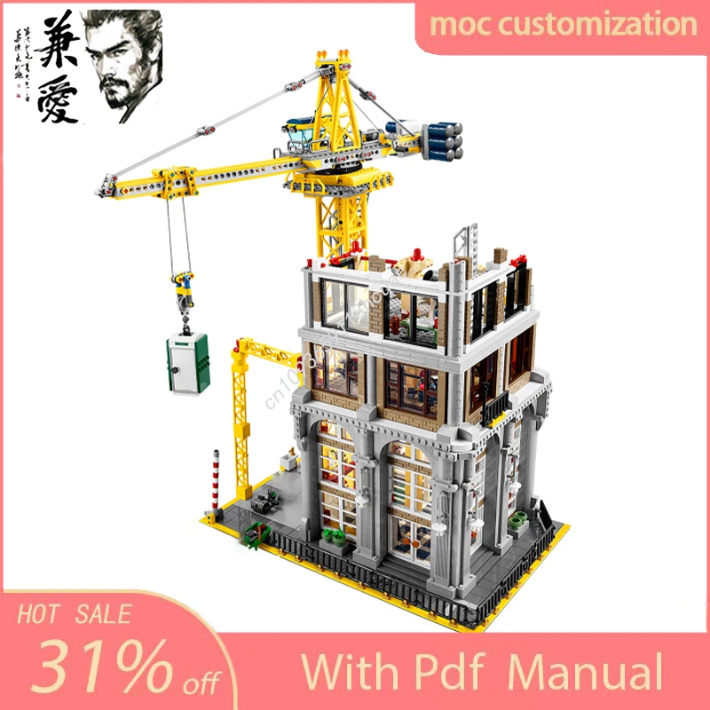 3374PCS Moc Модульная модель строительной площадки с видом на улицу Строительный блок своими руками 910008 Креативная сборка, образовательные кирпичи, игрушки в подарок
3374PCS Moc Модульная модель строительной площадки с видом на улицу Строительный блок своими руками 910008 Креативная сборка, образовательные кирпичи, игрушки в подарок