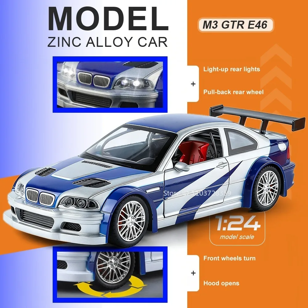 1:24 Scale M3 M8 Miniature Model Sports Car Toys Alloy Diecast Pull Back Shock Absorption Doors Opened Children Interactive Toy
1:24 Scale M3 M8 Miniature Model Sports Car Toys Alloy Diecast Pull Back Shock Absorption Doors Opened Children Interactive Toy