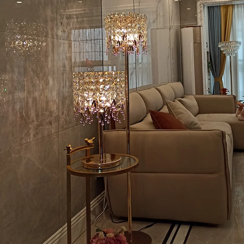Luxury Crystal Desk Lamp Bedroom Bedside Table Lamp Retro Light Luxury Living Room Modern Crystal Floor Lamp Glossy Light LED
Luxury Crystal Desk Lamp Bedroom Bedside Table Lamp Retro Light Luxury Living Room Modern Crystal Floor Lamp Glossy Light LED